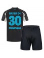 Bayer Leverkusen Jeremie Frimpong #30 Alternativní dres pro děti 2024-25 Krátký Rukáv (+ trenýrky)